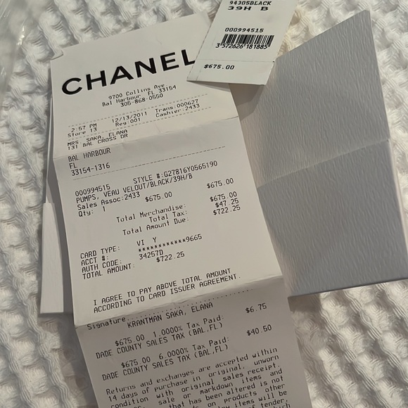 Chanel authentic Black sway ice collection Shoes - Picture 12 of 12